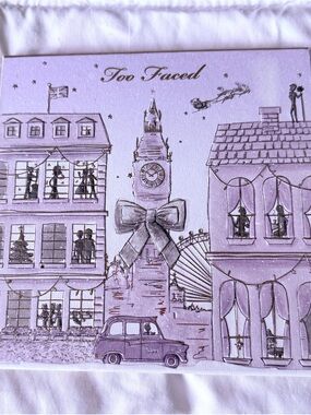 Too Faced Christmas In The City - Paris Los Angeles Rome - Makeup Set. New!